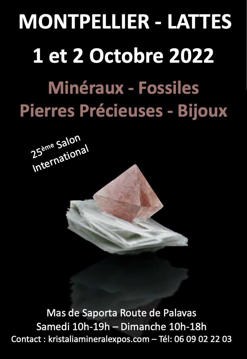 25ème bourse aux minéraux, fossiles, gemmes
