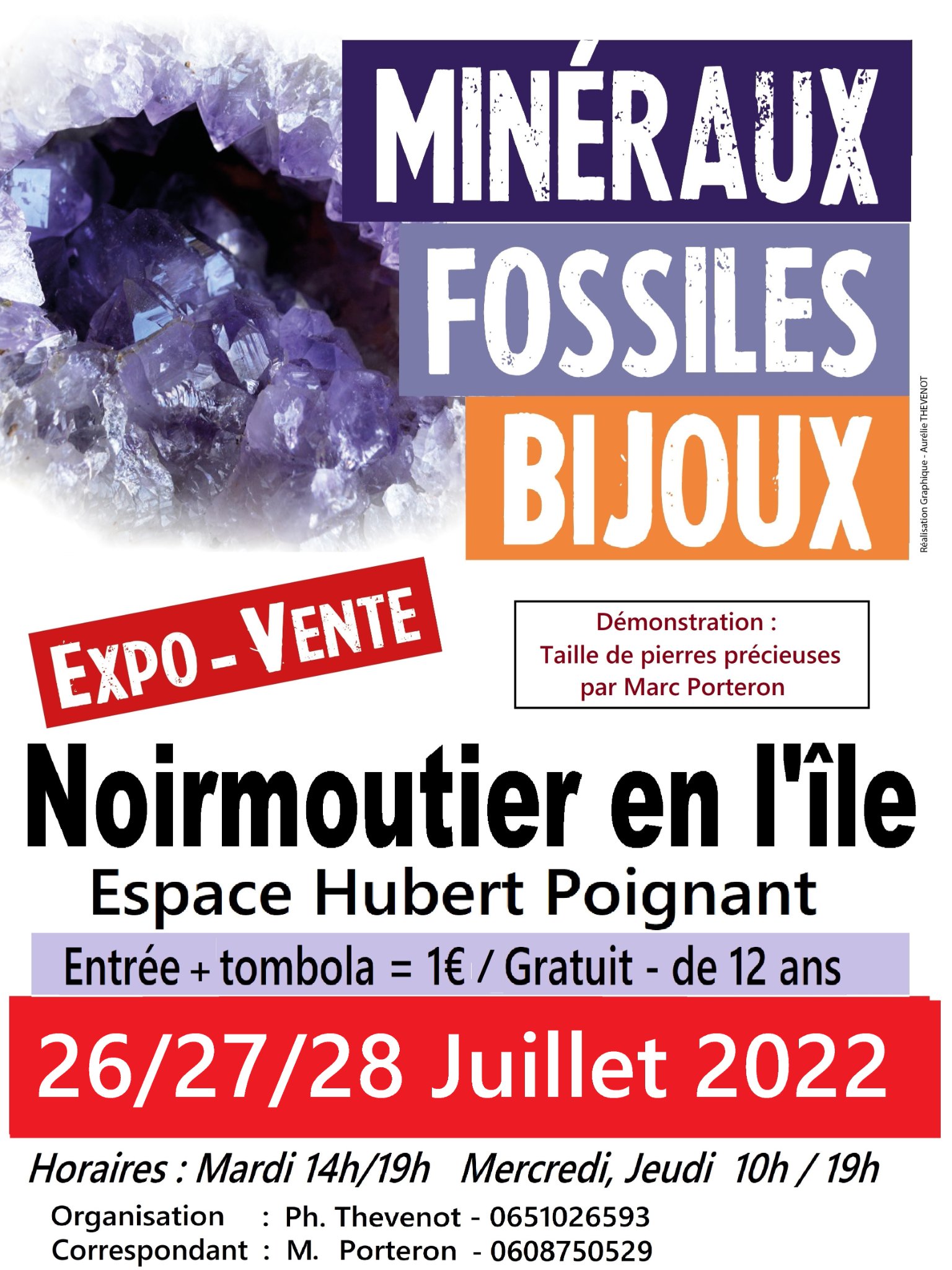 1ier salon expo vente minéraux fossile bijoux