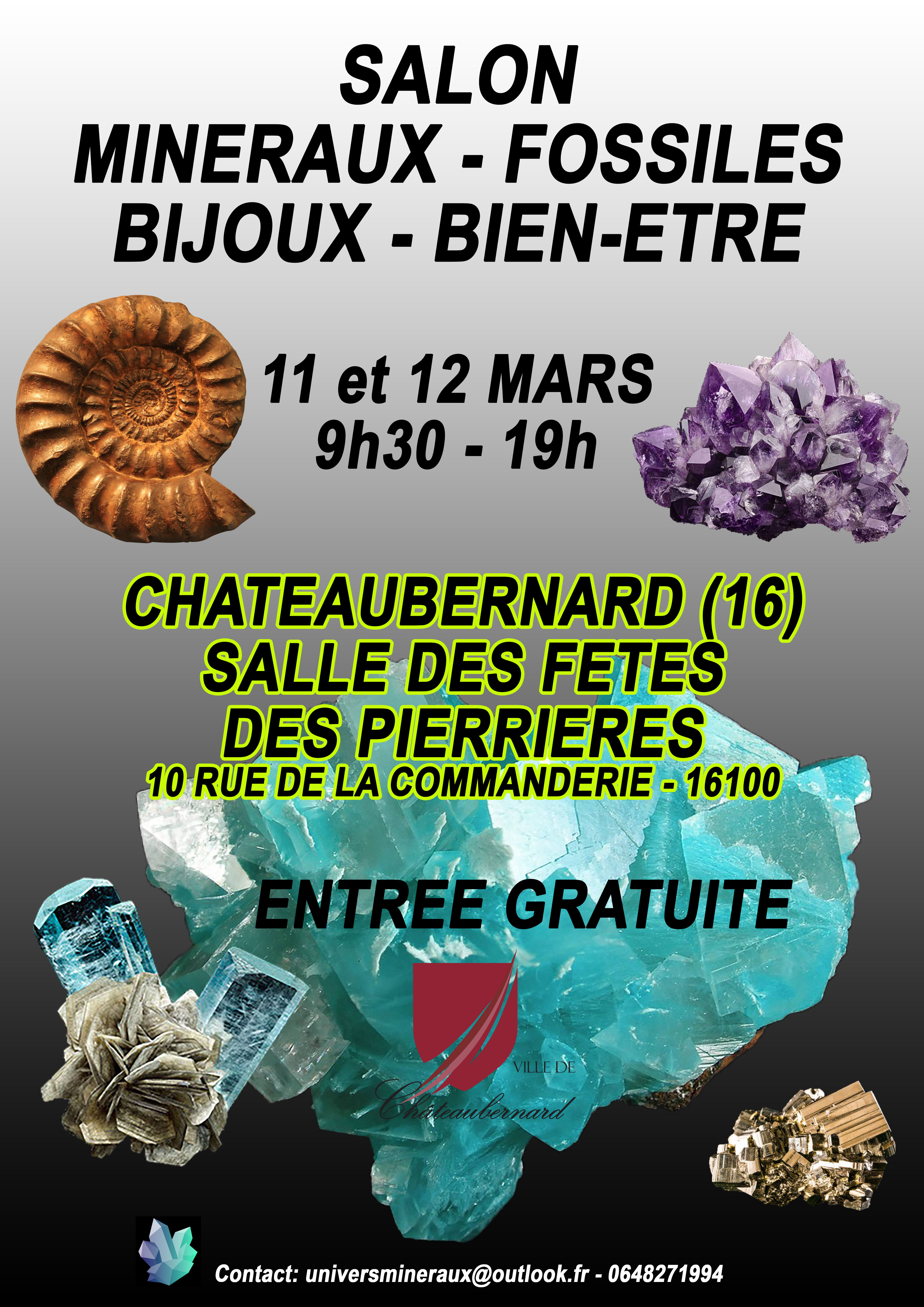 Salon Minéraux, Fossiles, Bijoux, Bien-être