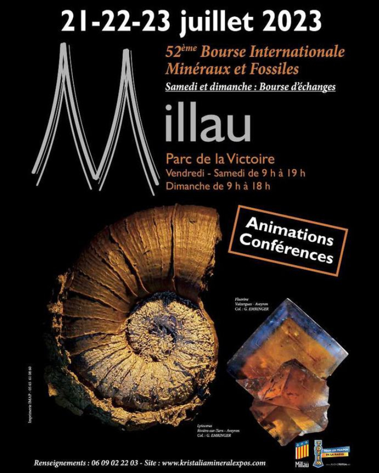 Salon International des Minéraux, Fossiles, Gemmes et Bijoux de Millau (12)