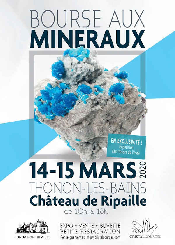 6ème Bourse aux minéraux et fossiles