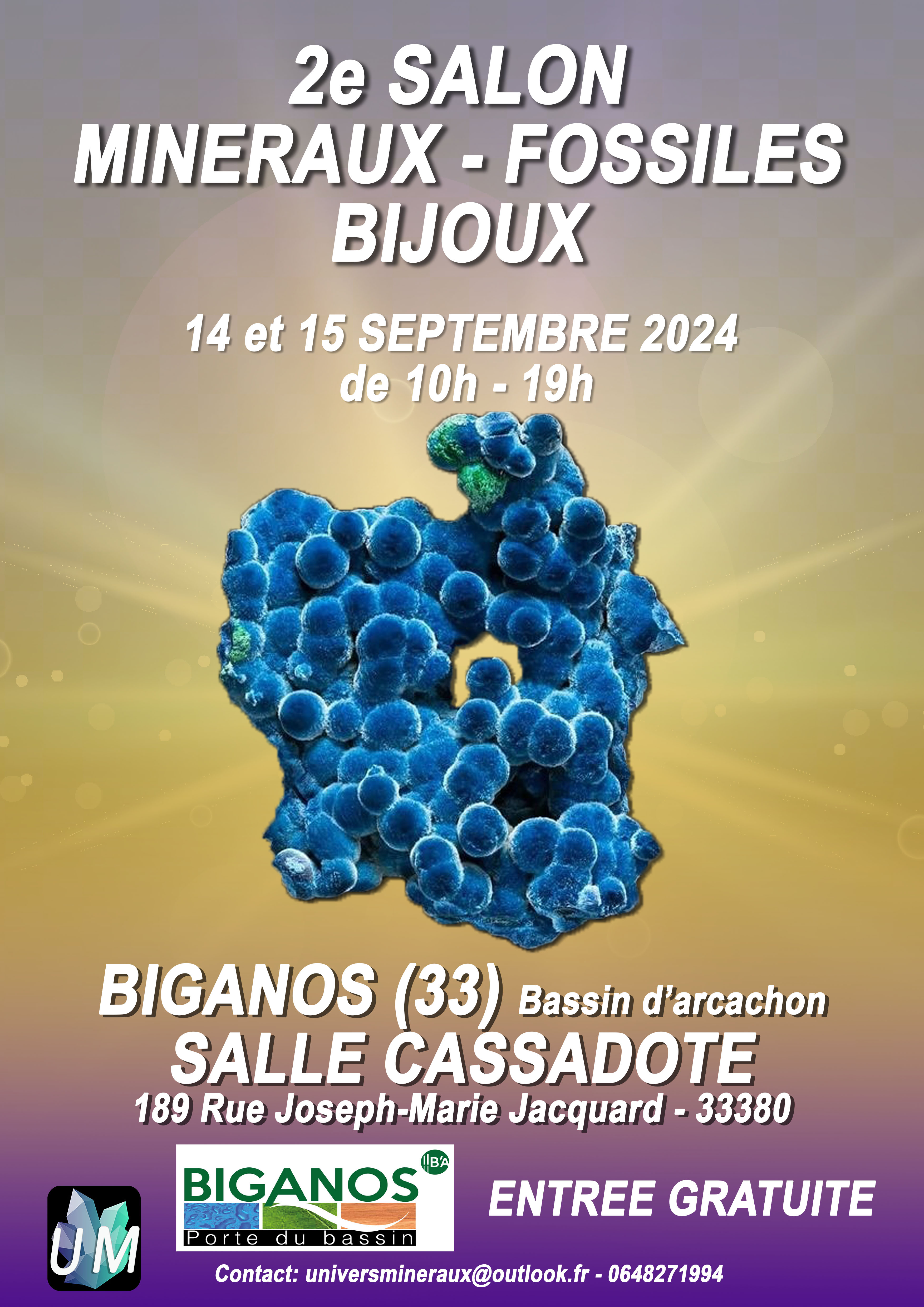 Salon Minéraux, Fossiles, Bijoux de créateur