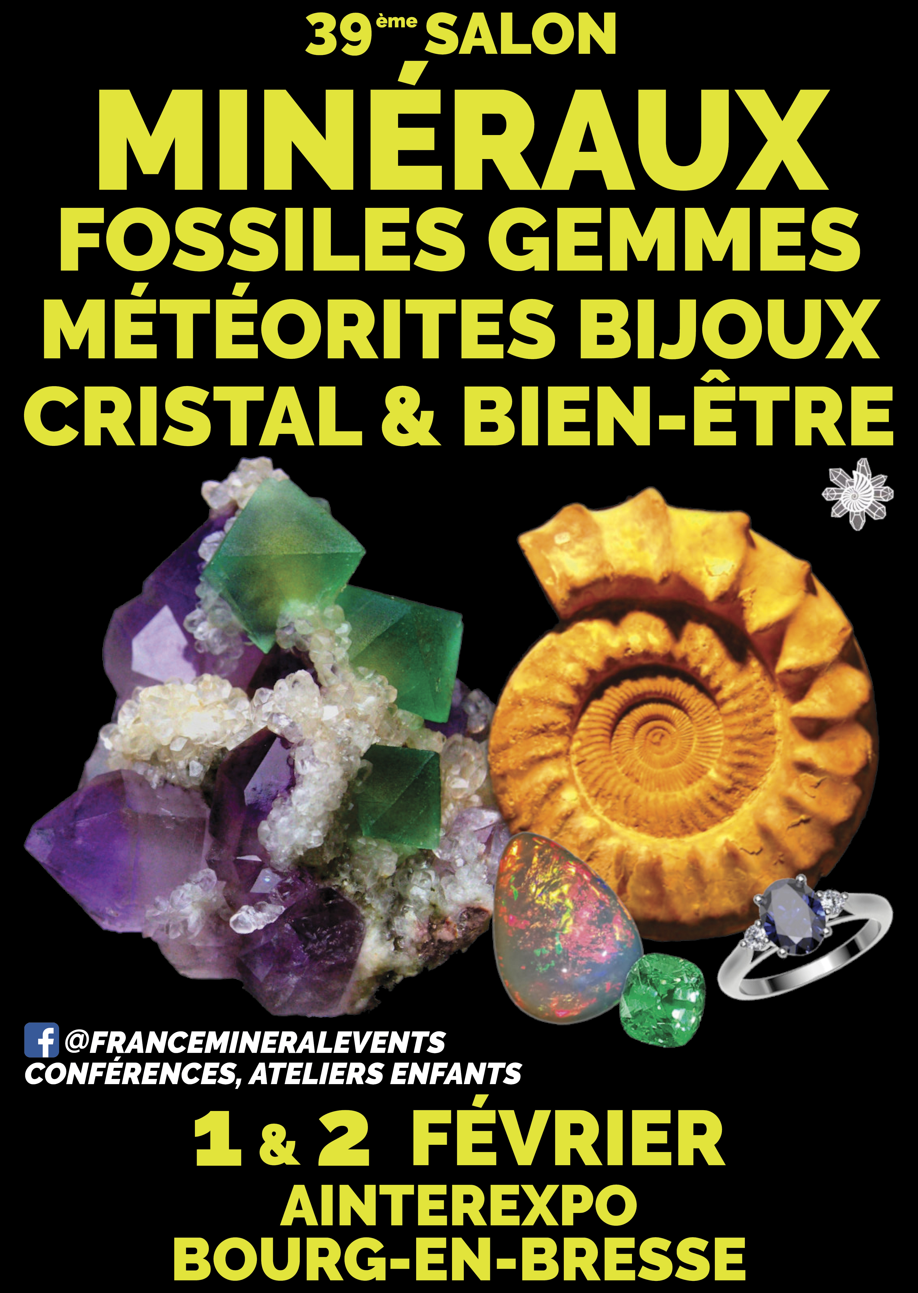 39ème Salon MinéralEvent Bourg-en-Bresse
