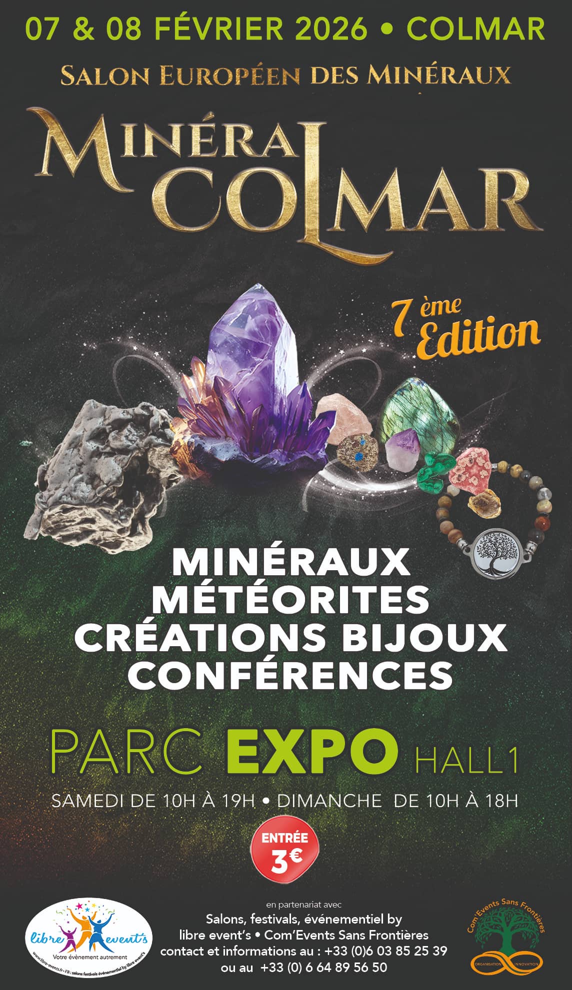 7ème salon européen des minéraux