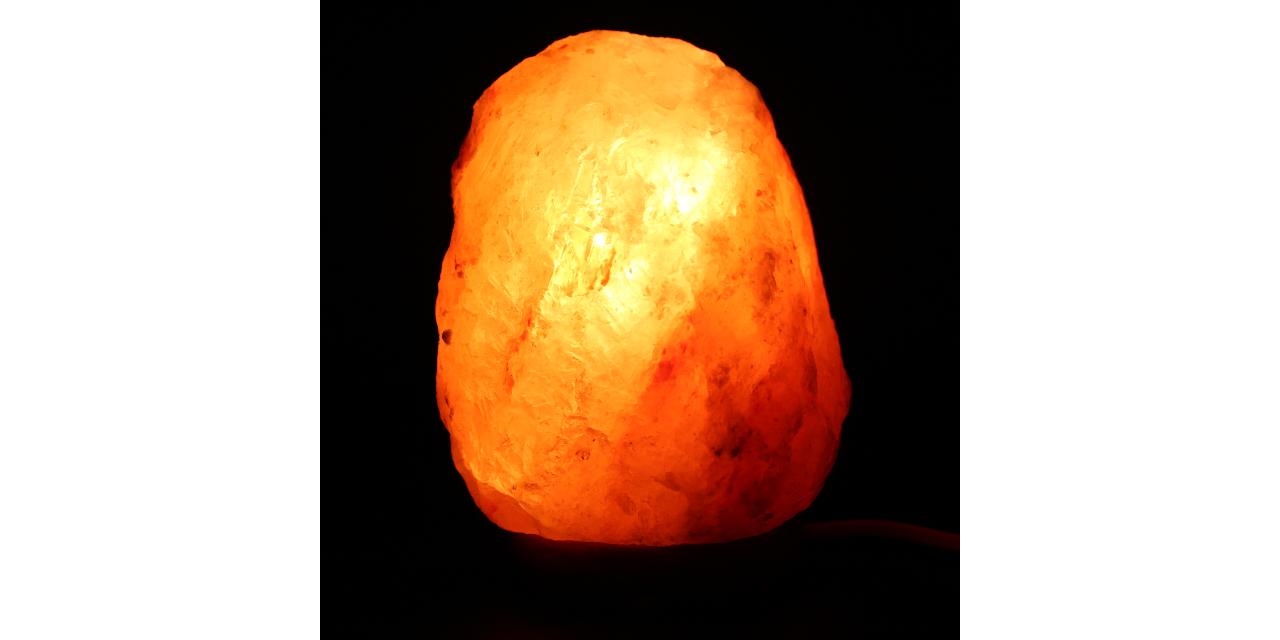 Lampada di sale dell'Himalaya Pakistan 1.85kg 17cm