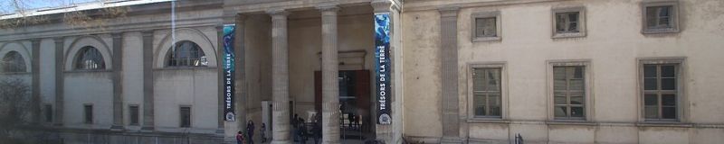 Galleria di Geologia e Mineralogia del Jardin des Plantes di Parigi Peristyle et fronton galerie de Mineralogie