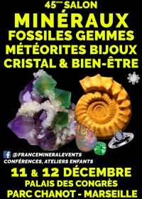 45th Mineral Fair Event Marsiglia - Minerali, fossili, gemme, gioielli, cristalli e benessere