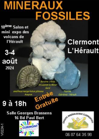 10° Mostra di Mineralogia e Paleontologia di Clermont l’Hérault