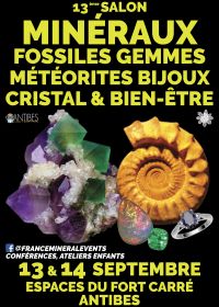 13a Mostra MinéralEvent ad Antibes - Minerali, Fossili, Gemme, Gioielli, Cristalli e Benessere