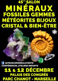 45th Mineral Fair Event Marsiglia - Minerali, fossili, gemme, gioielli, cristalli e benessere