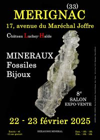 8° Mostra di gioielli fossili di minerali di Mérignac