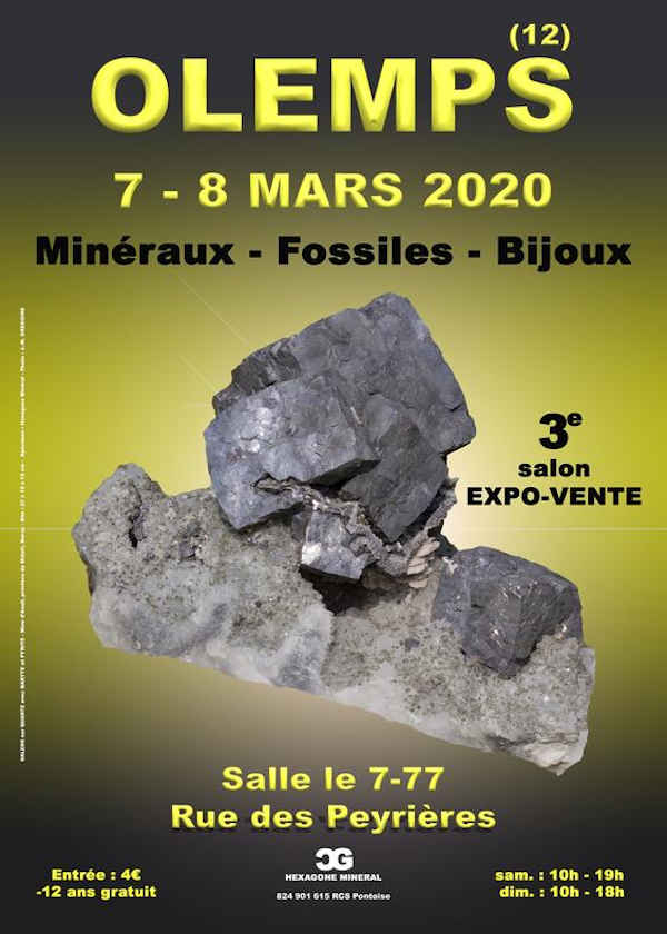 3a fiera per gioielli con minerali fossili