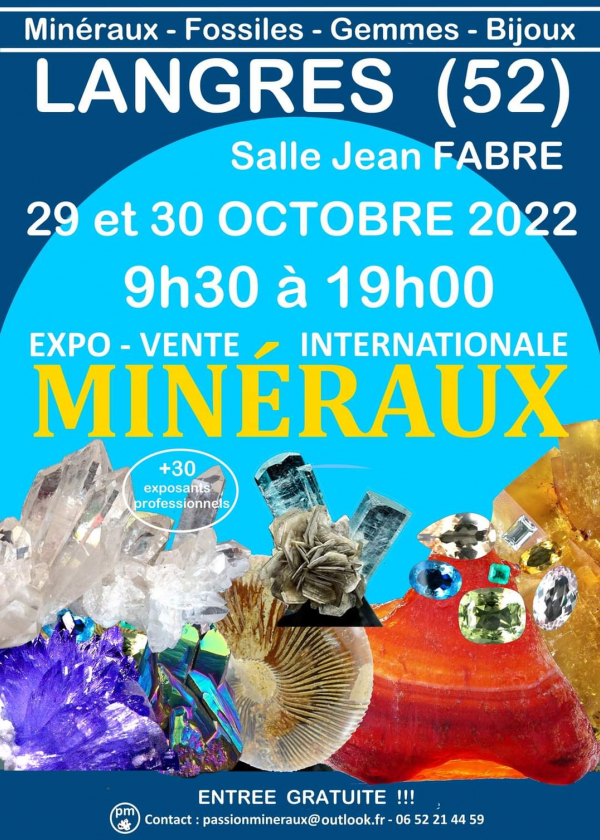 Expo internazionale delle vendite di minerali