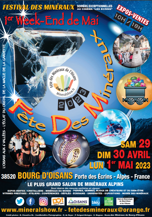 festa dei minerali Oisans 2023