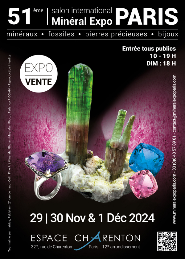 51a edizione Salon Minéral Expo Paris 2024 - 75012 Parigi