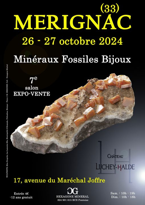7° MOSTRA DI GIOIELLERIA MINERALI FOSSILI a MERIGNAC