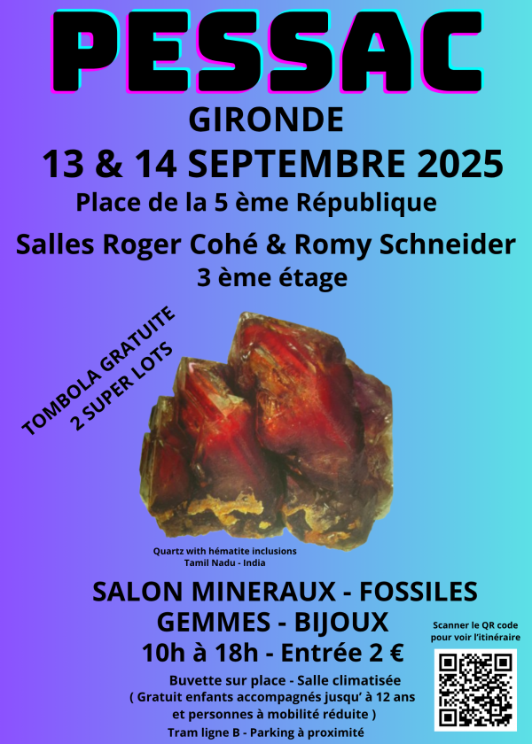 29a MOSTRA DI MINERALI, FOSSILI E GEMME DI PESSAC 29a MOSTRA DI MINERALI, FOSSILI E GEMME DI PESSAC