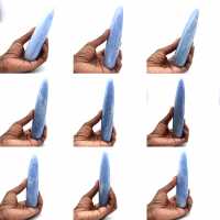 Bastone di calcite blu