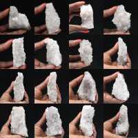 Quarzo grezzo dal Marocco, cristalli con inclusioni di goethite Quarzo grezzo dal Marocco, cristalli con inclusioni di goethite