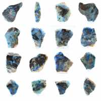 Fetta di Azurite Malachite per collezione di minerali