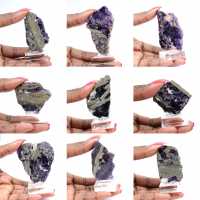 Fetta naturale di Fluorite Pirite ideale per collezione Fetta naturale di Fluorite Pirite ideale per collezione