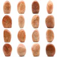 Decorazione pietra di luna rosa microline Decorazione pietra di luna rosa microline