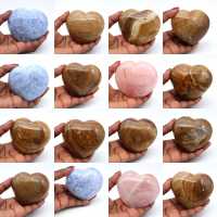 Cuore di calcite blu