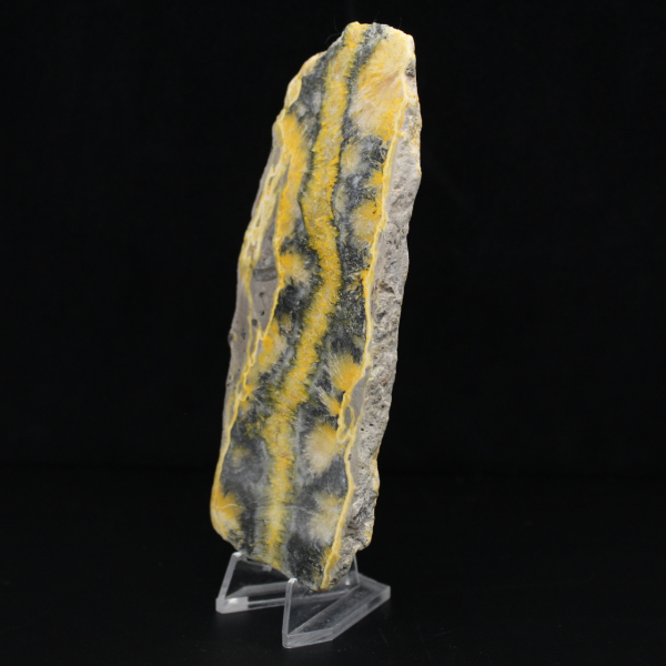 Bumblebee Jasper: fetta mineralogica di Giava