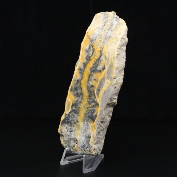 Bumblebee Jasper: fetta mineralogica di Giava