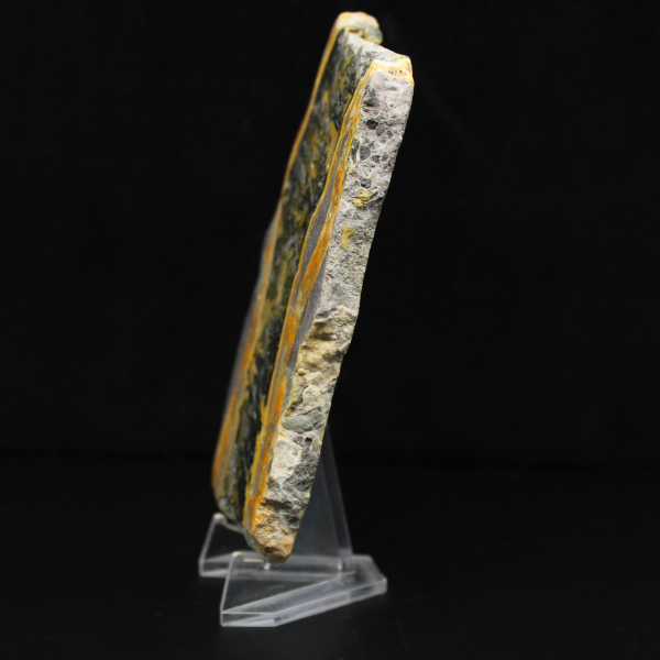 Fetta di diaspro ape - Rilievo sedimentario