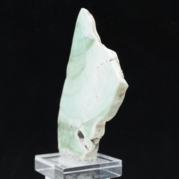 Fetta naturale di Aragonite verde per decorazione