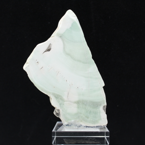 Fetta naturale di Aragonite verde per decorazione