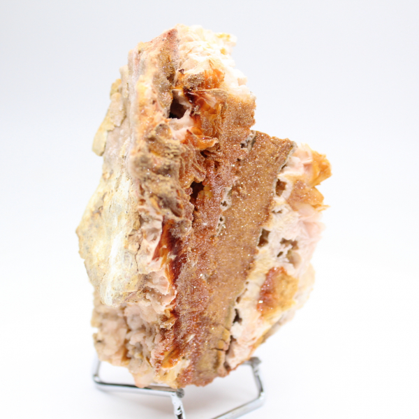 Esemplare di barite arancione marocchina compatta