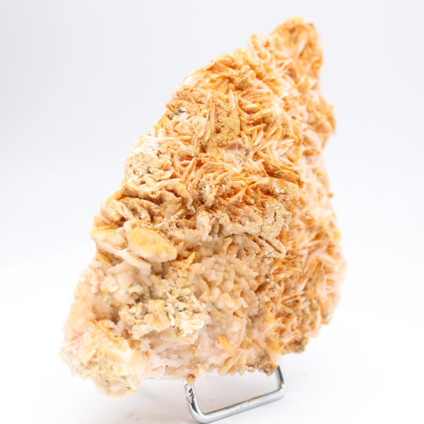 Barite arancione dal Marocco, cristallizzazione autentica