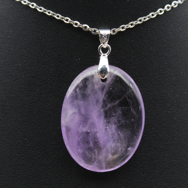 Ciondolo in quarzo viola del Madagascar - Mineral Elegance