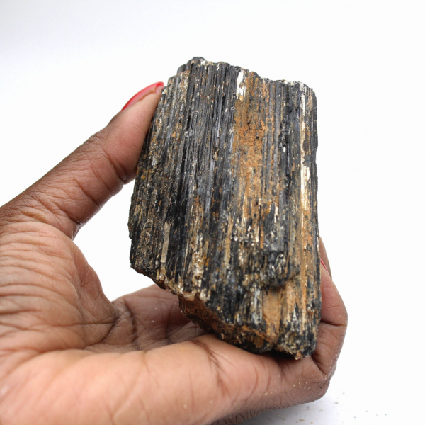 Tormalina nera grezza del Madagascar - Tabletop Rock