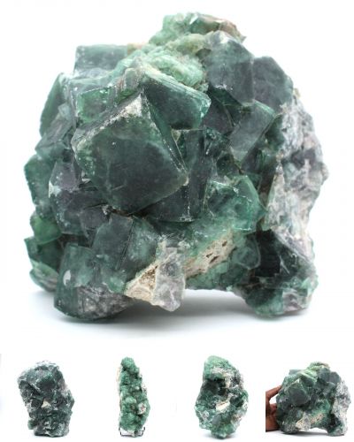 Fluoriti grezze Madagascar collection gennaio 2024