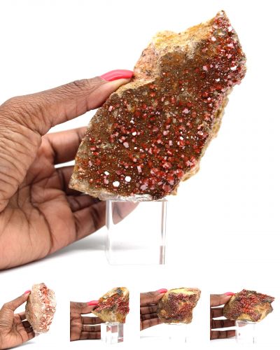 Cristalli di vanadinite Marocco collection dicembre 2024