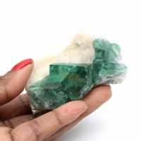 Cubetti di fluorite verde cristallizzata