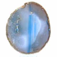 Pietra decorativa in agata blu