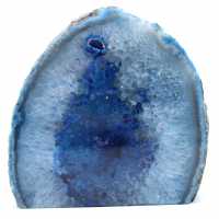 Pietra decorativa in agata blu
