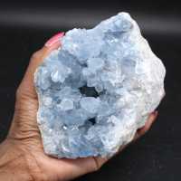 Celestite cristallizzata blu