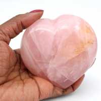 Cuore di quarzo rosa