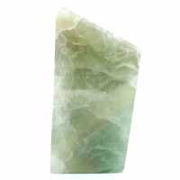 Eptaedro a blocchi di fluorite verde