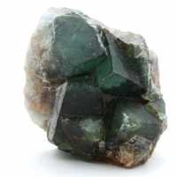 Fluorite verde naturale cristallizzata