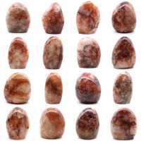 Roccia levigata in quarzo rosso