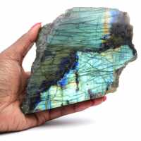 Labradorite ornamentale lucida a una faccia