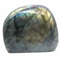 Pietra labradorite lucida a forma libera