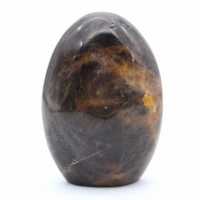 Pietra di luna nera naturale
