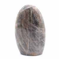 Roccia microclinale nera lucidata
